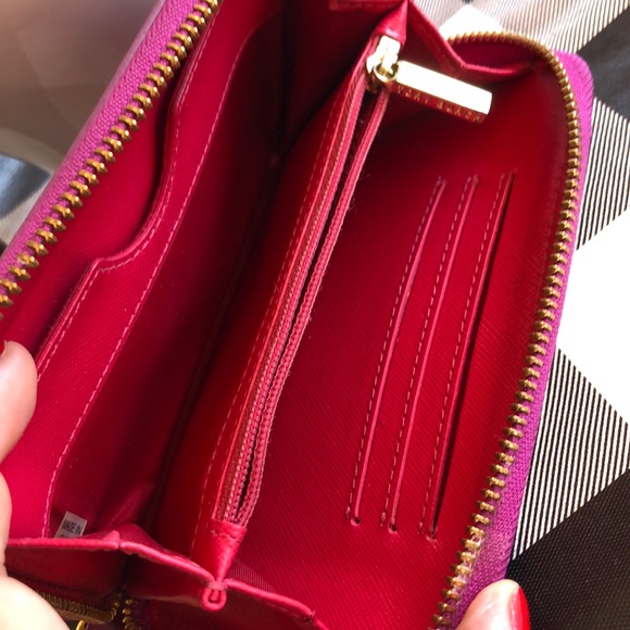 Tory Burch purple wristlet wallet - Picture 3 of 7